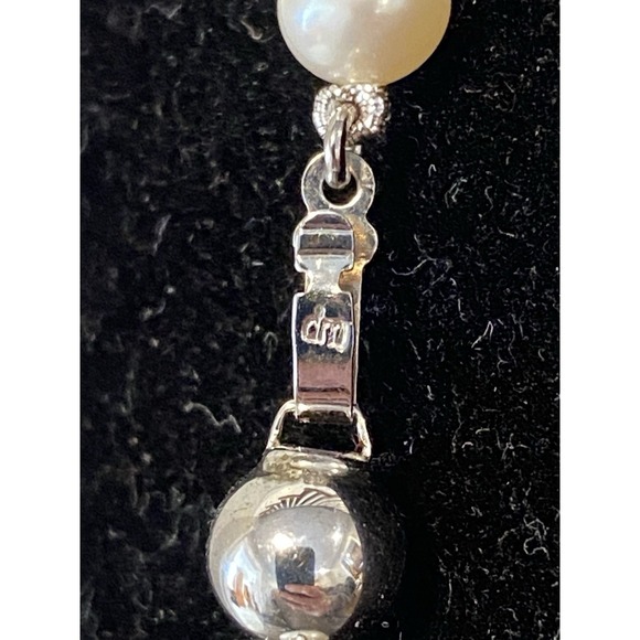 Danbury Mint Vintage Jewelry Set Turquoise Pearl 2 Necklaces, Bracelet, Earrings - Picture 10 of 10